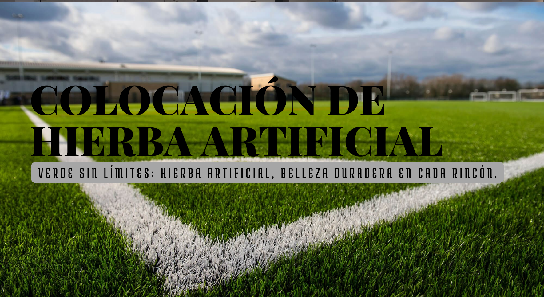 COLOCACIÓN DE HIERBA ARTIFICIAL